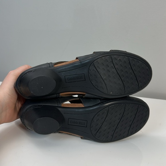 Cobb Hill Laurel Black Woven Pump Heels Size 6.5 - Picture 9 of 14